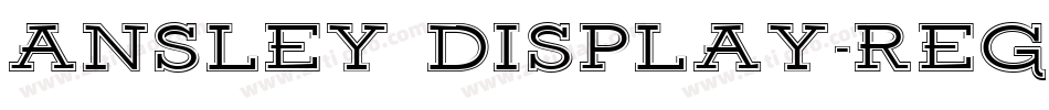 Ansley Display-Regular字体转换